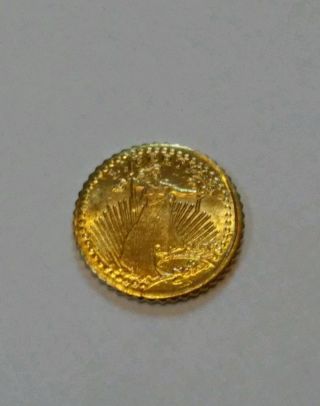 $20 Mini Saint Gaudens Coin,  0.  45 Grams Hge L@@k Uncerculated photo