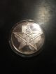 Franklin Texas Bicentennial Sterling Silver Medal Commemorative Alamo Star Exonumia photo 1