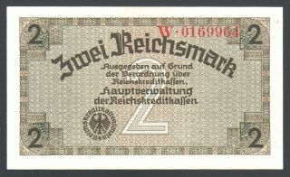Nazi 2 Reichsmark 1940 - 1945 Series: W0169964 - 