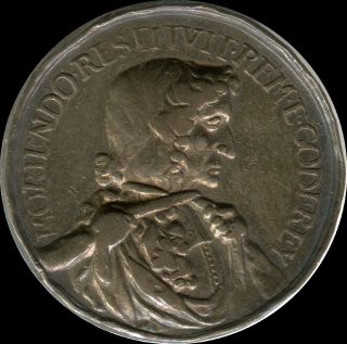 Murder Of Sir Edmundberry Godfrey 1688 Silver 37mm photo