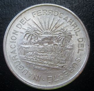 Mexico 1950 Five Silver Pesos Au G2310 photo