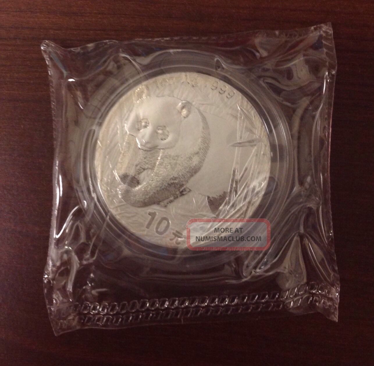 2001.  999 Silver 1 Oz - Never Opened Chinese Silver Panda Coin Coins photo