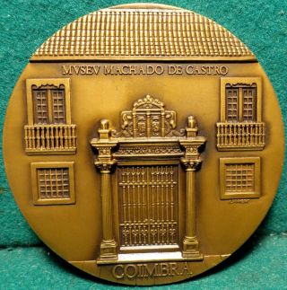 Machado De Castro Museum - Coimbra 90mm 1991 Bronze Medal photo