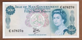 Isle Of Man - 50 Pence - Nd1979 - P33 - Uncirculated photo
