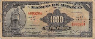 Mexico 1000 Pesos 1916 Freeshipusa 963 photo