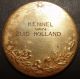 Dutch Bronze Dog Medal Dobermann Pinscher Exonumia photo 2