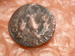 Charles Ii Scotland 1649 - 1685 Copper 2 Pence Thistle A photo