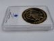 American Symbols Of Freedom Bald Eagle Coin Proof Layered In 24k Gold Coin Exonumia photo 3