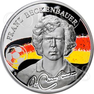 Armenia 2009 100 Dram Franz Beckenbauer Kings Of Football Proof Silver Coin photo