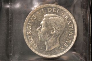1949 Canada.  1$ Dollar.  Newfoundland.  Iccs Graded Ms - 63 (xeb968) photo