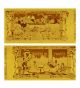 Rare France 5000 Francs Banknote Cino Mille Francs 24kt Gold Foi Plated /w Frame France photo 1