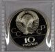 Russia - Ussr - 1977 10 Roubles Silver Proof - 1980 Olympics Moscow Cityscape Russia photo 1