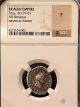 Titus Ancient Roman Silver Denarius Scarce Issue Ngc Certified Perfect Strike Coins: Ancient photo 3