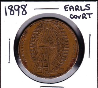 1898 British Giant Ferris Wheel Medal/token photo