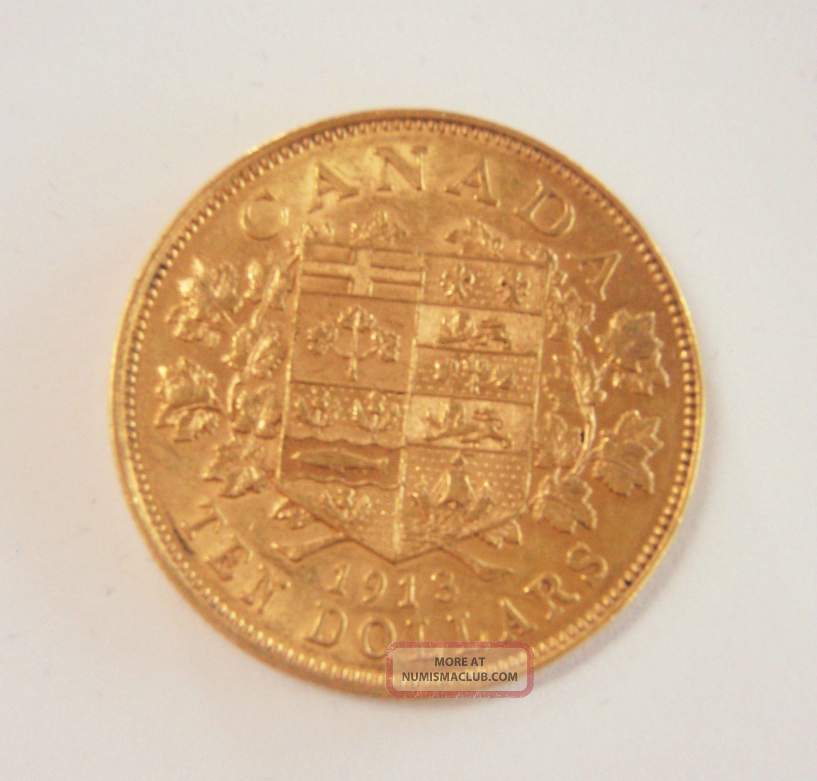 1913 Canada $10 Gold - Ef40 Coins: Canada photo