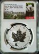 2016 $5 Canada 1 Oz Silver Maple Leaf Ngc Pf70 Panda Privy Rev.  Proof Very Rare Coins: Canada photo 1