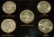 5 Gem Bu Canadian Commemorative Silver Dollars,  1935 - 1964,  3 Monarchs,  Encased Coins: Canada photo 2