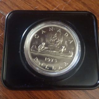 1975 Canadian (bu Proof) Silver Dollar 