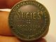 Sugies / The Tropics Vintage Hollywood Good Luck Charm / Medal Beverly Hills,  Ca Exonumia photo 2