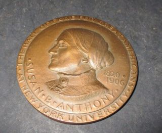 Susan B Anthony Medalcraft Bronze Medal Medallion Coin C432 Pc photo
