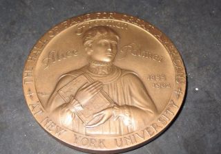 Alice Freeman Palmer Medalcraft Bronze Medal Medallion Coin C431 Pc photo