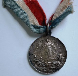 1919 Australia End Of Wwi Peace Silvered Medal C.  1919/2 Ms Unc photo