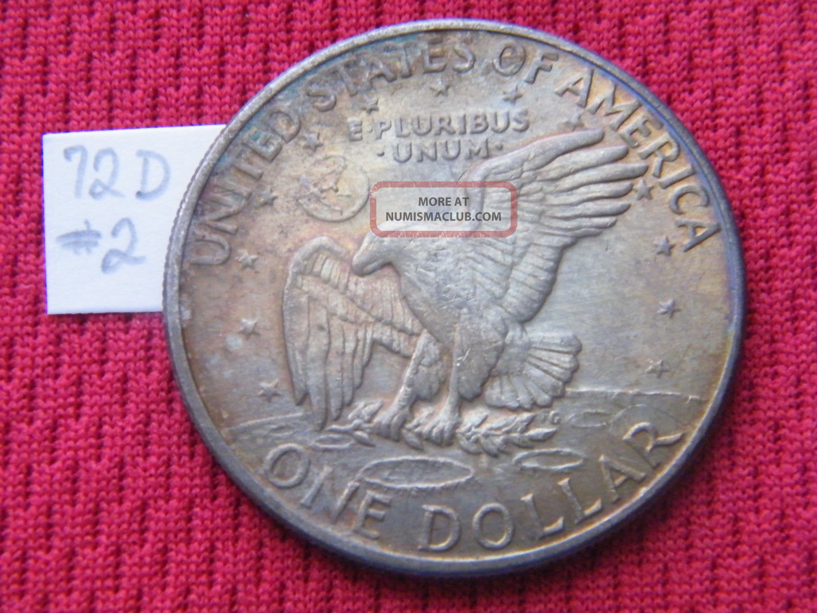 1972 eisenhower silver clad dollar