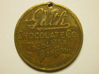 The Guth Chocolate Co.  - York,  Baltimore - 1909 - 1915 Vintage Medal photo
