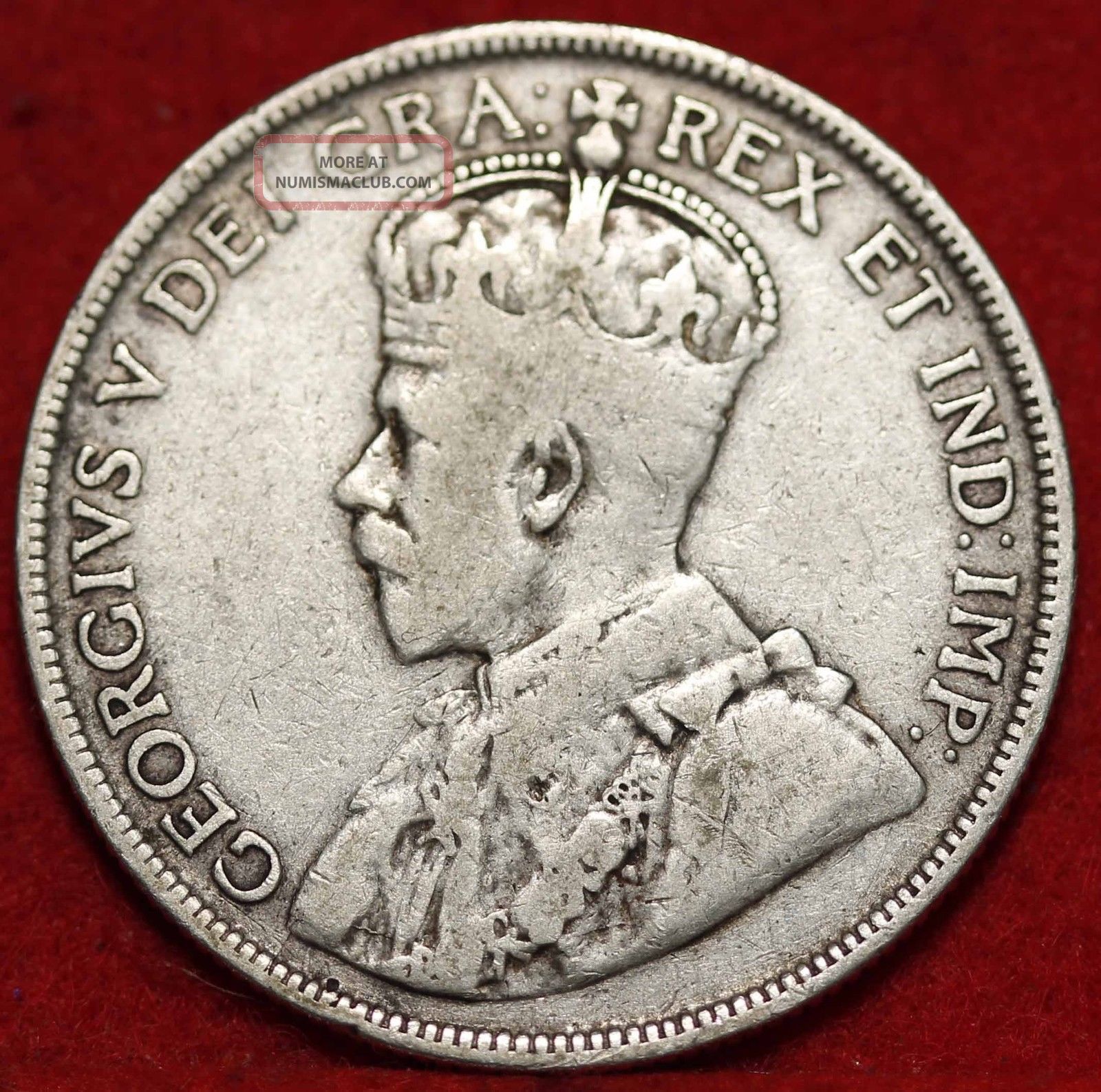 1911 Newfoundland 50 Cents Silver Foreign Coin S/h Coins: Canada photo