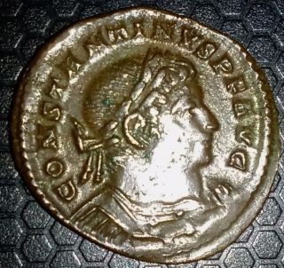 Ic Vf Ae Follis Of Constantine I 307 - 337 Ad photo