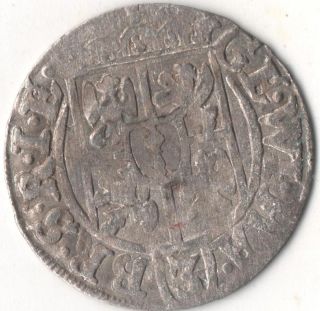 1626 Silver 1/24 Thaler Rare Very Old Antique Renaissance Medieval Era Coin photo