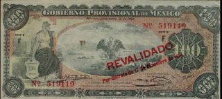 Mexico Revolutionary - 100 Pesos - 28.  9.  1914 - P S708b - Vf, photo