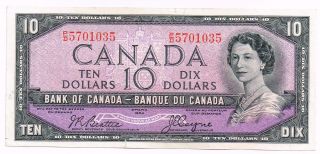 1954 (1955 - 61) Canada Ten Dollars Note - P79a photo