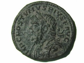 Ancient Roman Bronze Sestertius Of Emperor Postumus (260 - 269),  Rare photo