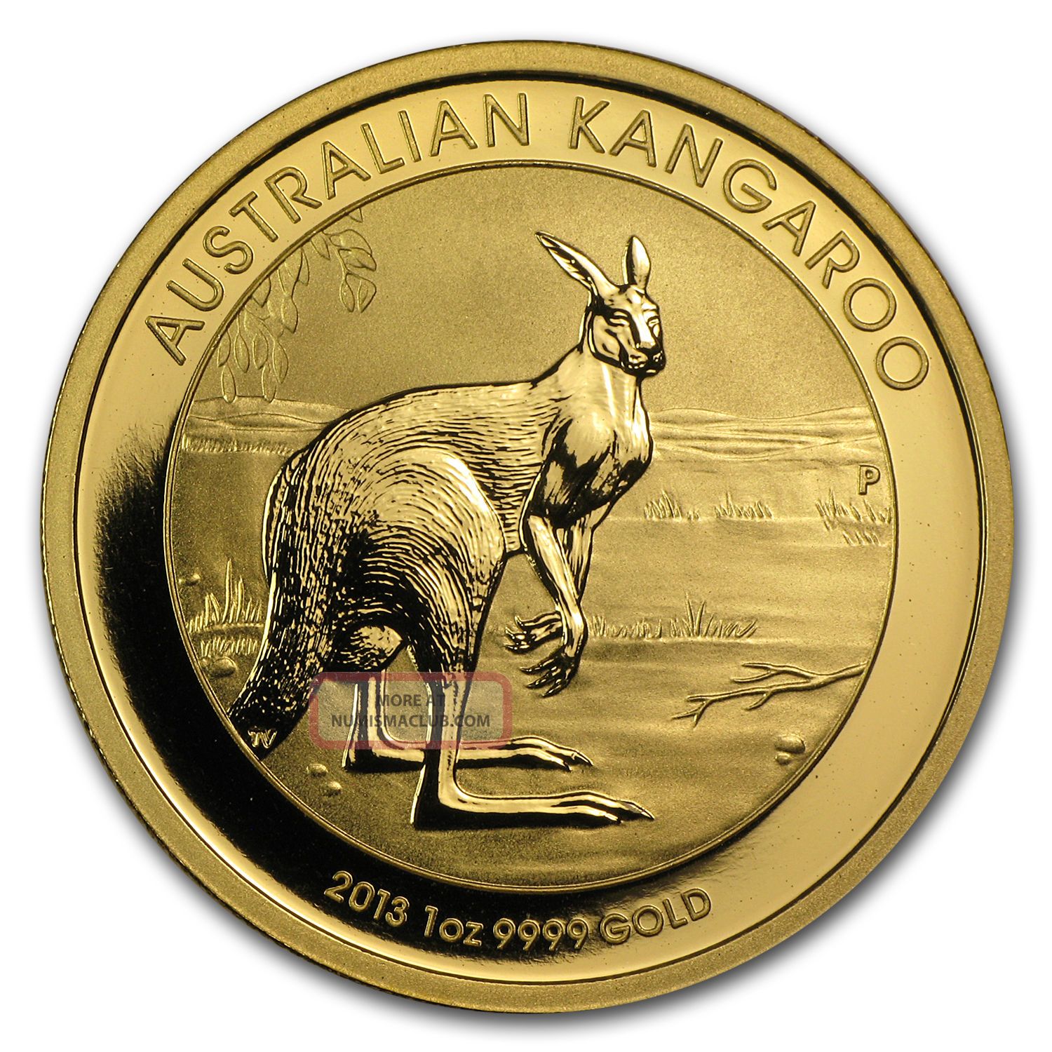 Perth 2012 Kangaroo Gold Coin - 1oz Gold photo