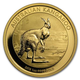 Perth 2012 Kangaroo Gold Coin - 1oz photo