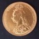 1891 Great Britain One Sovereign Gold (. 916) Coin Queen Victoria Europe photo 1