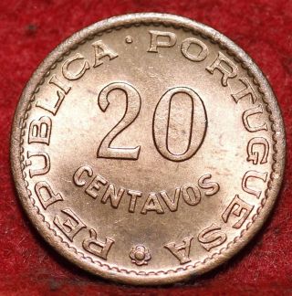 Uncirculated 1962 Portuguese St.  Thomas And Prince Island 20 Cents Foreign Coin photo