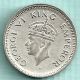 British India - 1944 - King George Vi Emperor - 1/4 Rupee - Rarest Date Silver British photo 1