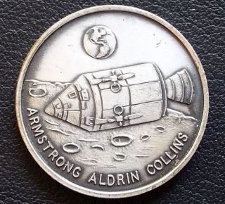 Usa 1969 First Moon Landing Armstrong,  Aldrin,  Collins Medal,  Beauty photo