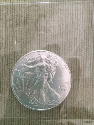 2016 American Silver Eagle 1 Troy Oz Of.  999 Fine Silver photo