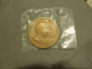 Ronald W.  And Nancy Reagan Medal,  U.  S.  - Bronze 3 In. photo