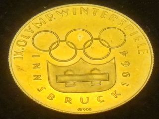 Austria 1964 Innsbruck Ix.  Winter Olympic Gold Medal D491 photo