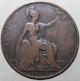 British Large Penny Coin,  1907 - Km 794 - Edward Vii United Kingdom Uk Britain UK (Great Britain) photo 1