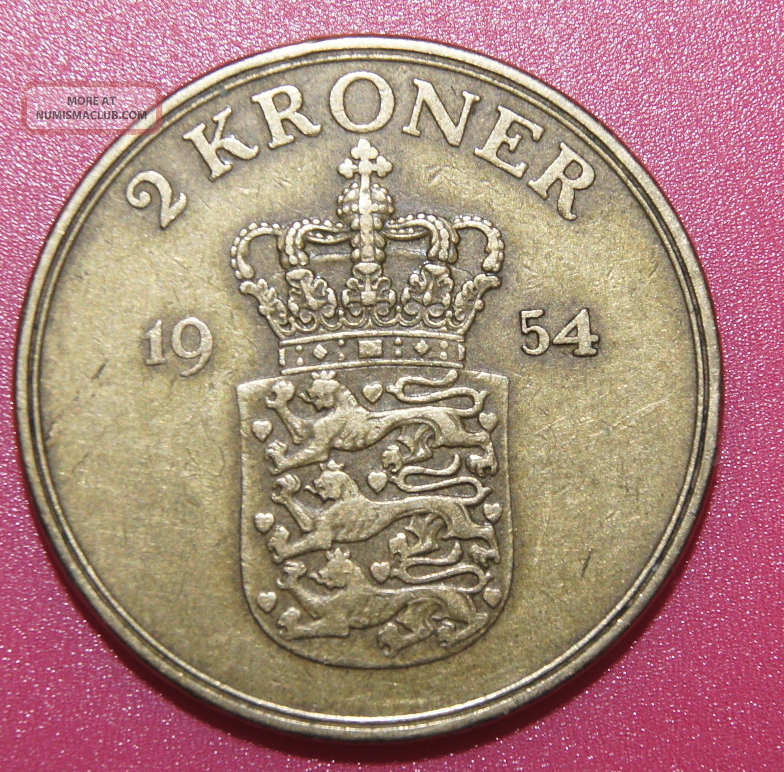2 kroner denmark coin