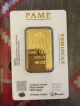 1 Oz Gold Bar Pamp Suisse Lady Fortuna In Assay Veriscan Package Gold photo 2