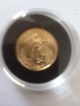 1 - 2015 1/10 Oz.  Gold American Eagle - $5.  00 Coin.  Encased To Protect The Coin. Gold photo 1