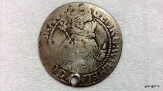 1/4 Taler 1624 Königsberg Brandenburg - Prussia Georg Wilhelm Silver Coin photo