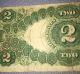 1917 Large Size Note $2 Two Dollar Bill Red Seal Banknote Large Size Notes photo 6