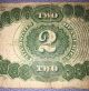1917 Large Size Note $2 Two Dollar Bill Red Seal Banknote Large Size Notes photo 7